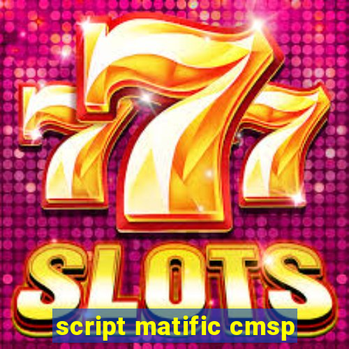 script matific cmsp